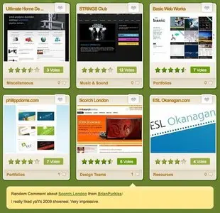 Comments example from designsnack.com