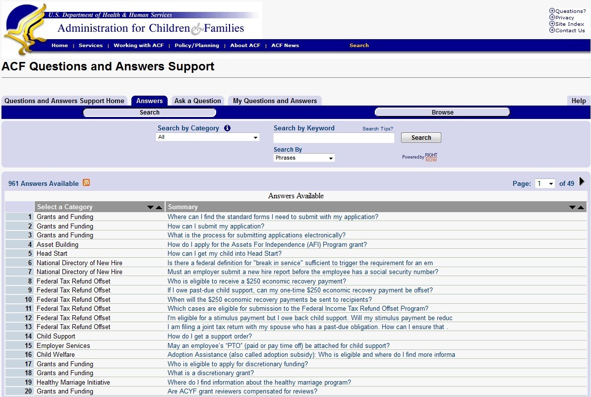 Screenshot of fsis.usda.gov