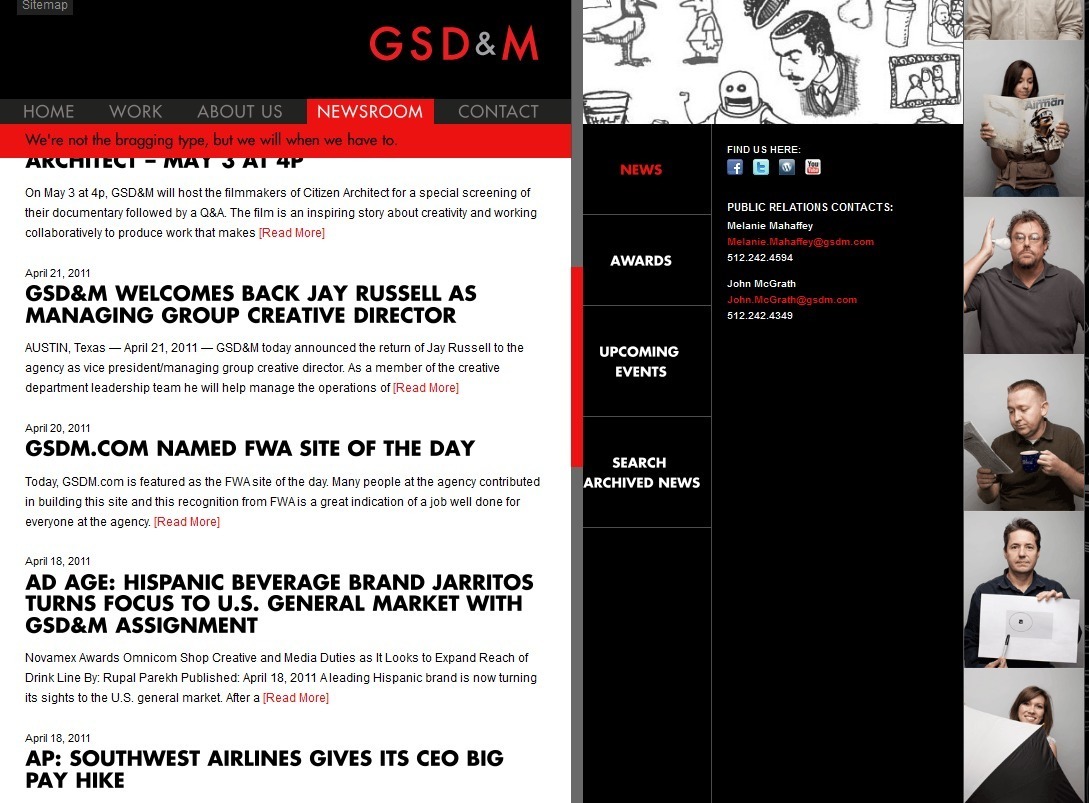 Screenshot of gsdm.com