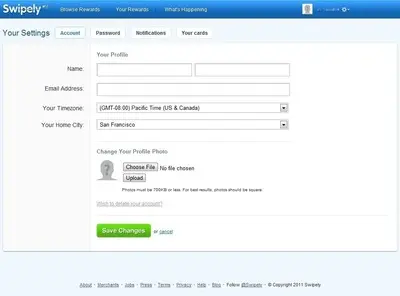 Account home example
