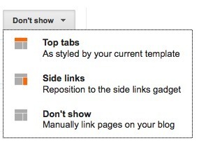 Screenshot of blogger.com