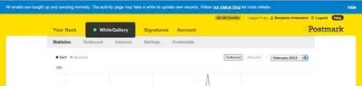 System Alert example from postmarkapp.com