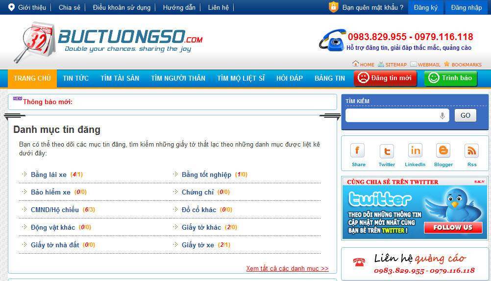 Screenshot of buctuongso.com