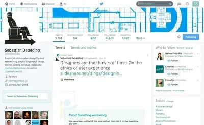 User profile example