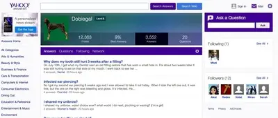 User profile example