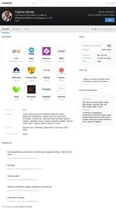 User profile example