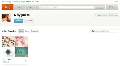 User profile example