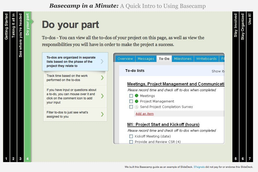 Screenshot of slidedeck.com