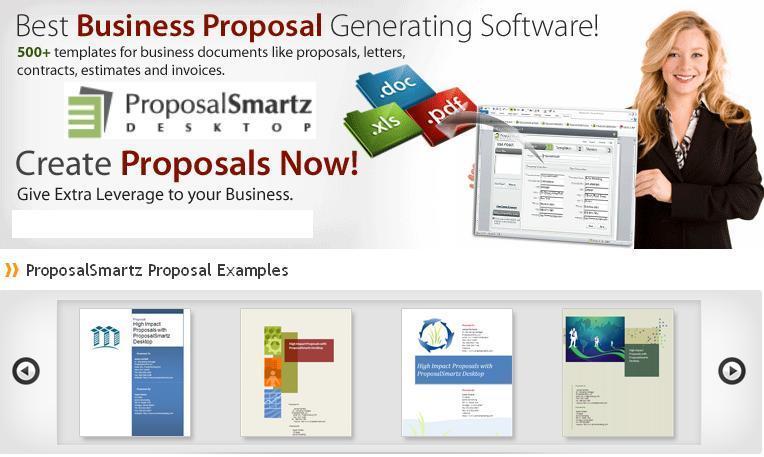 Screenshot of proposalsmartz.com