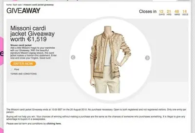 Carousel example from theoutnet.com