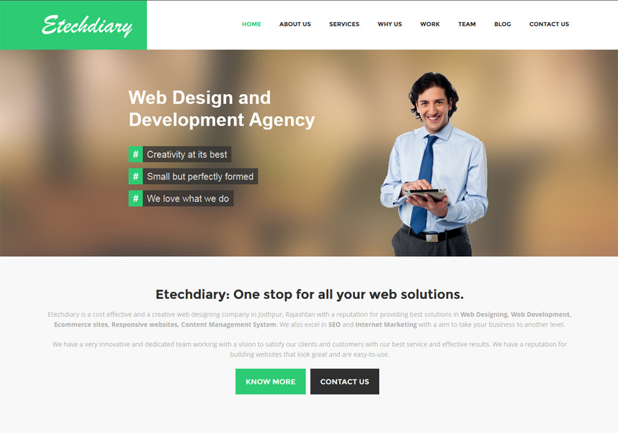 Screenshot of etechdiary.com