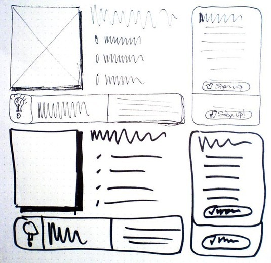 Interactive Sketching for the Early Stages of User Interface Design