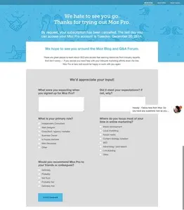 Account deletion example from moz.com