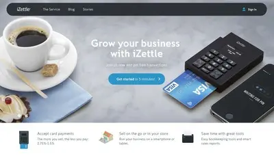 Value propositions example from izettle.com