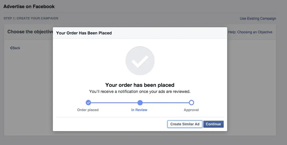 Steps Left example from facebook.com