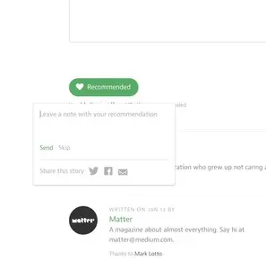 Vote To Promote example from medium.com