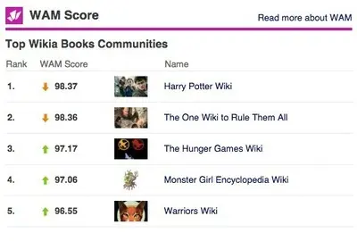 Leaderboard example from bookshub.wikia.com