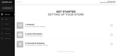 Blank Slate example from getshopflow.com