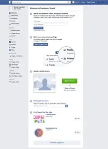 Blank Slate example from facebook.com