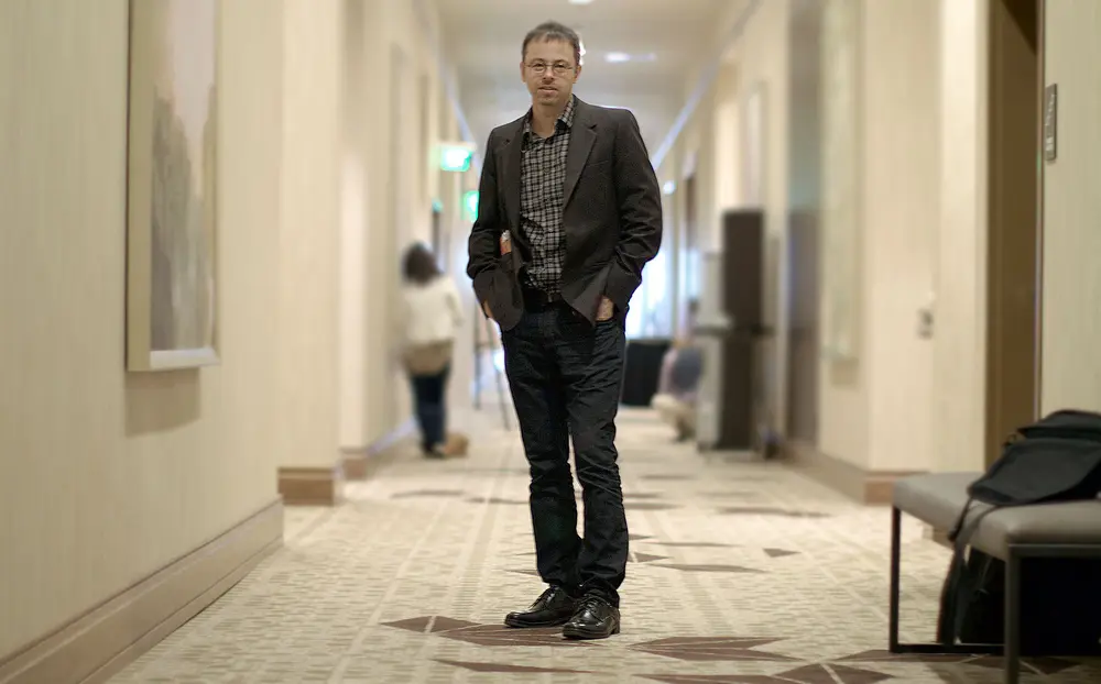 Brian Cugelman, PhD and co-founder of AlterSpark after having facilitated the workshop "Psychological Architectures for Persuasive Tech".