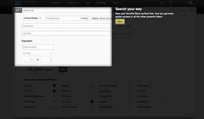 Guided Tour example from linked.com