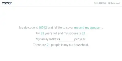 Fill in the Blanks example from hioscar.com