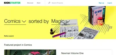 Fill in the Blanks example from kickstarter.com