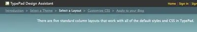 Breadcrumbs example from typepad.com