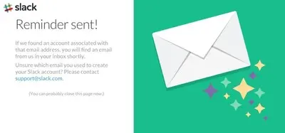 End messages example from slack.com