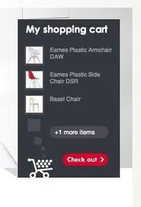 Shopping Cart example from designcollectors.com