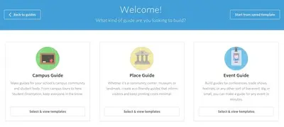 Wizard example from builder.guidebook.com