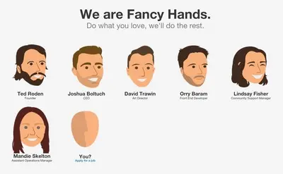 Lists example from fancyhands.com
