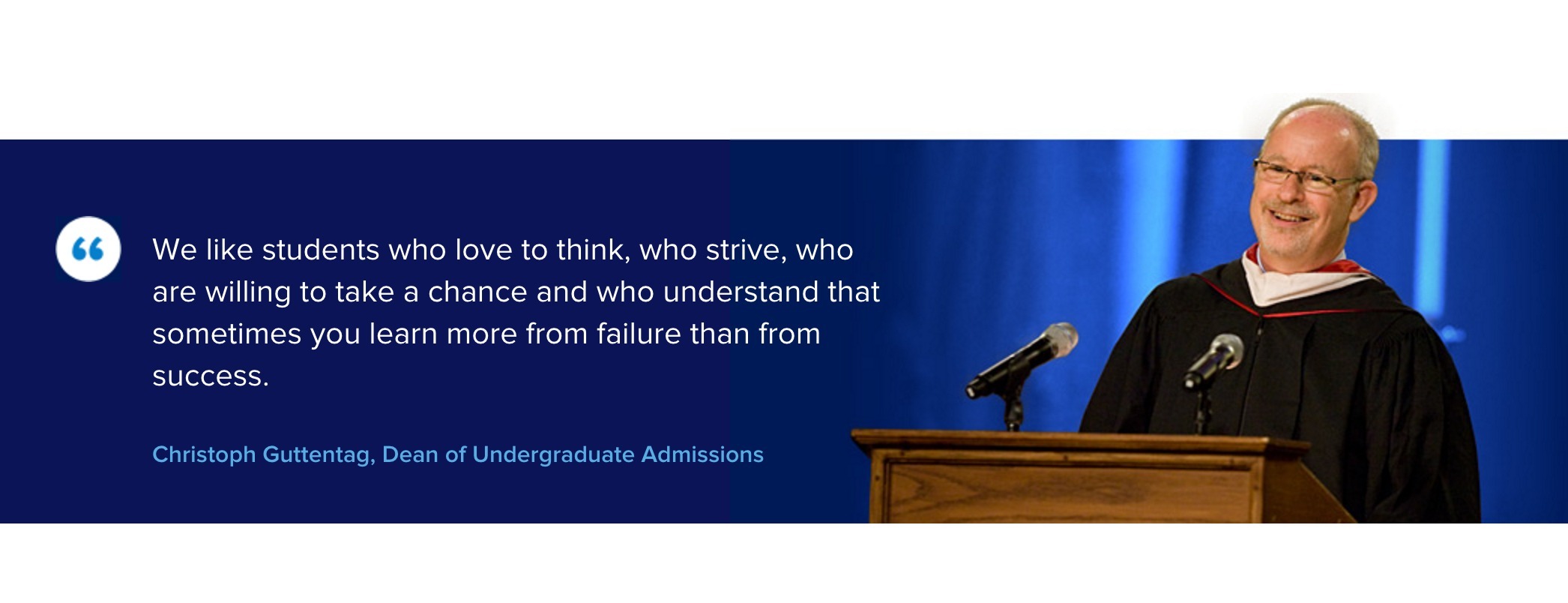 Screenshot of admissions.duke.edu