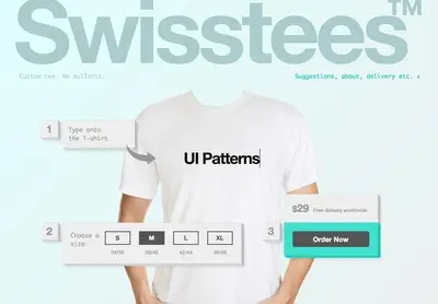 Product page example from swisste.es