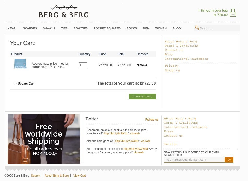 Screenshot of bergberg.myshopify.com