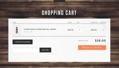 Shopping Cart example from v76.com