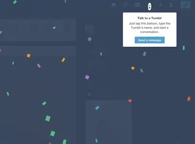 Guided Tour example from tumblr.com