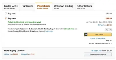 Module Tabs example from amazon.com