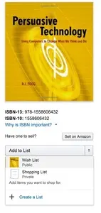Favorites example from amazon.com