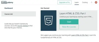 Blank Slate example from codecademy.com