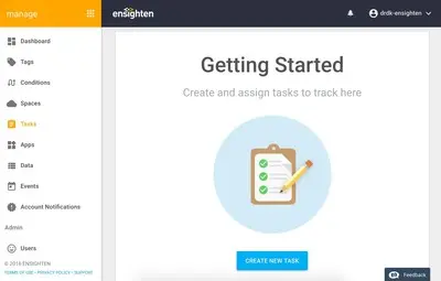 Blank Slate example from manage.ensighten.com
