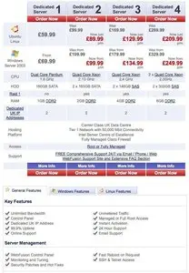 Pricing Tables example from webfusion.co.uk