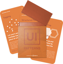 The User Interface Patterns card deck