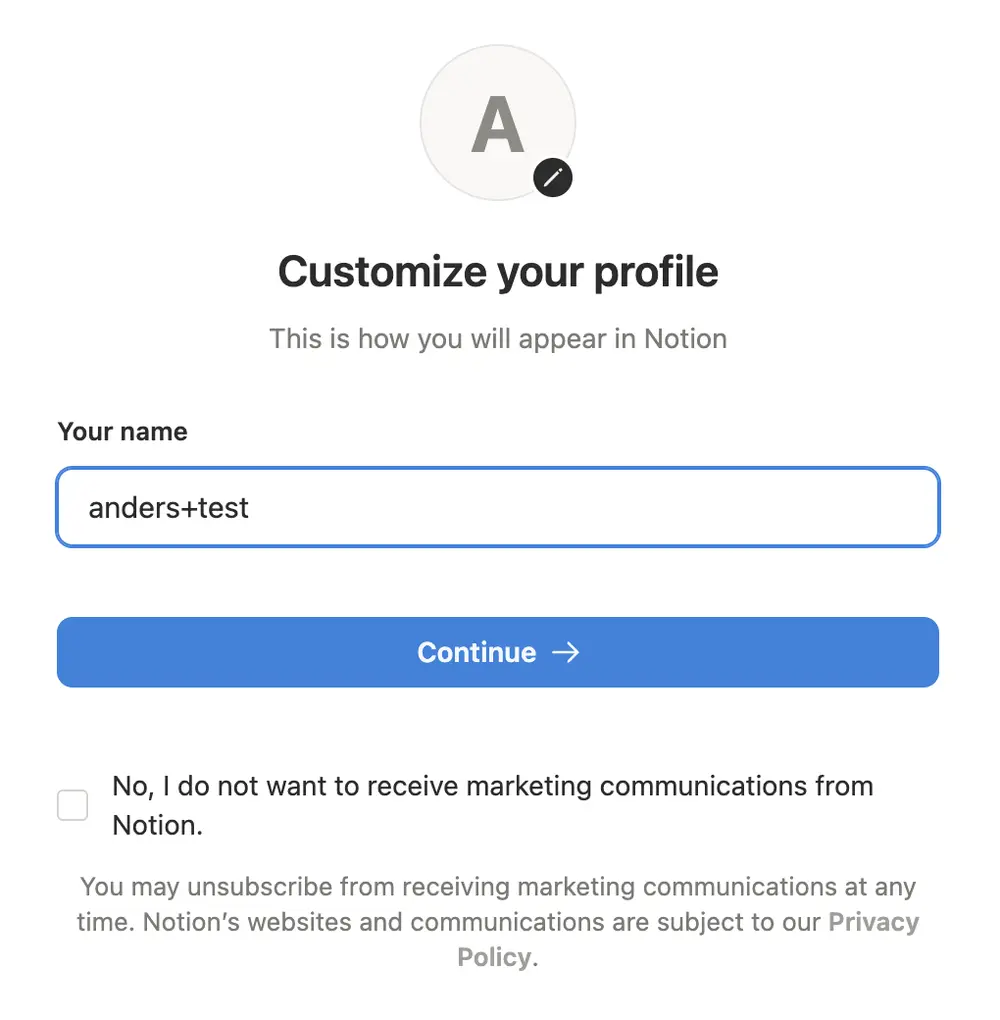 Smart Prefill example from notion.com