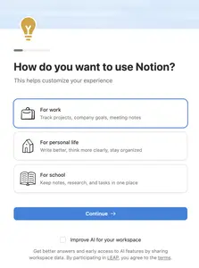 Steps Left example from notion.com