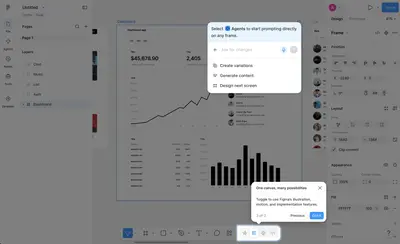 Guided Tour example from figma.com
