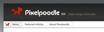 Breadcrumbs example from pixelpoodle.com