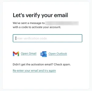 Magic Login Link example from mailchimp.com