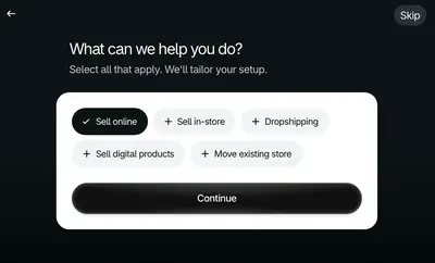 Personalization Form example from shopify.com