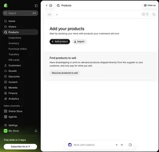 Data Import example from shopify.com